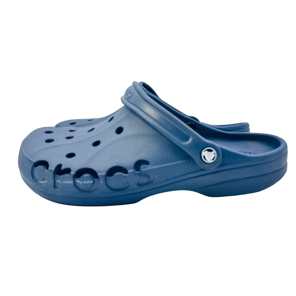 Crocs Baya Clog Navy Blue Men 10 Women 12 Water Friendly Comfort Shoes 10126-410
